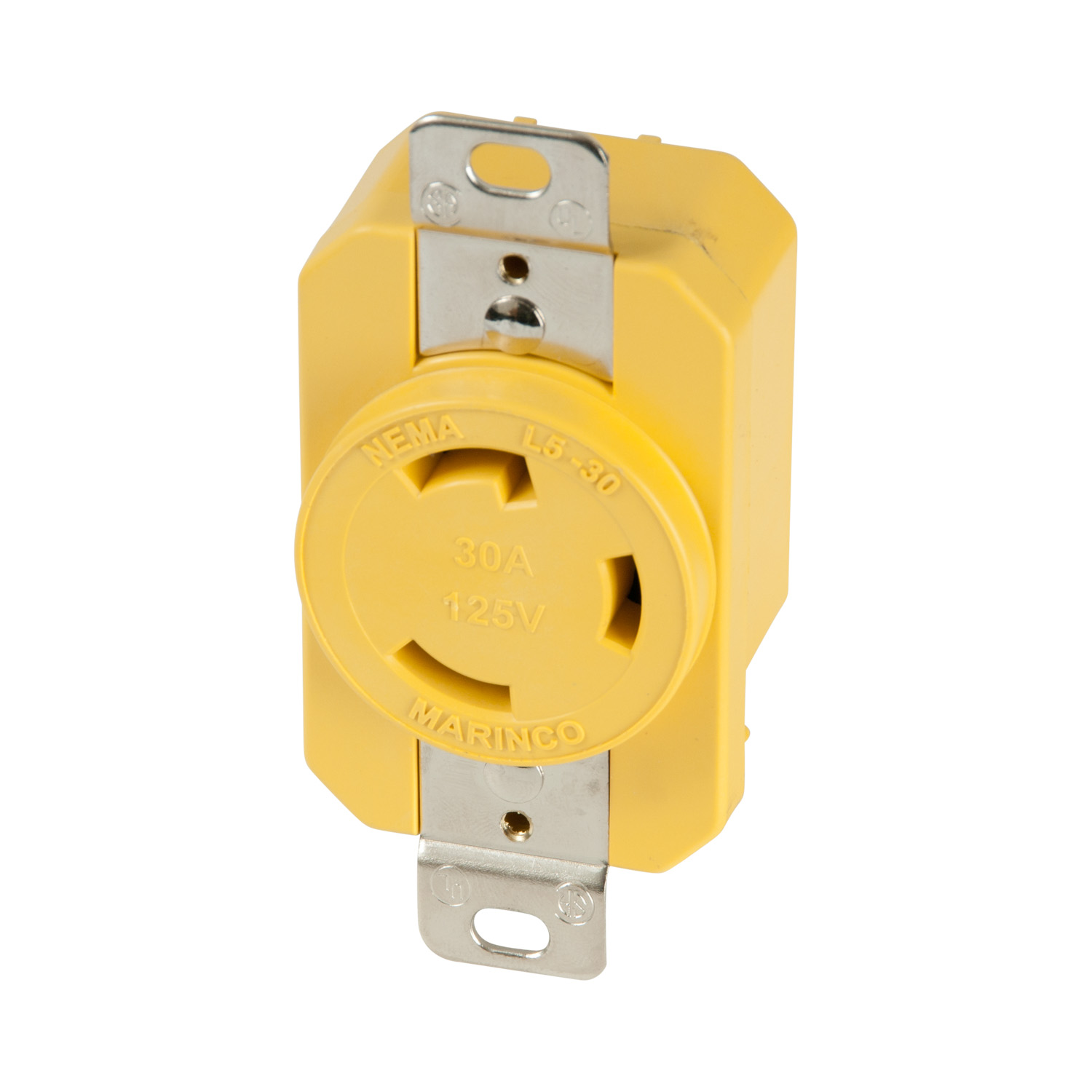  Marinco 305CRRB Marine Electrical Receptacle (30-Amp,  125-Volt, Female, Black) : Electric Plugs : Sports & Outdoors