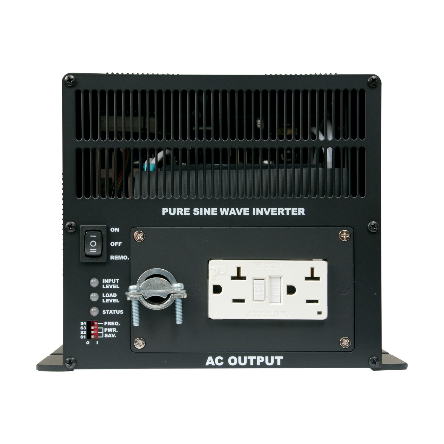 Sine Wave Inverter - 120V AC 2000W 60Hz Output - 12V DC Input - US